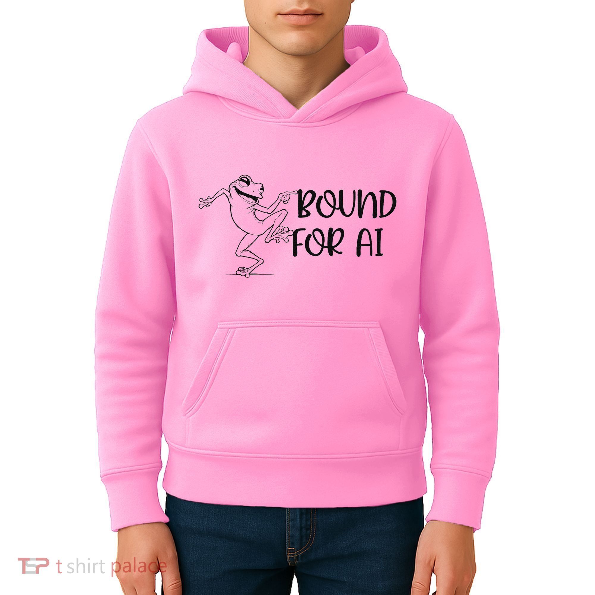 Happy Dancing Frog Kids Hoodie