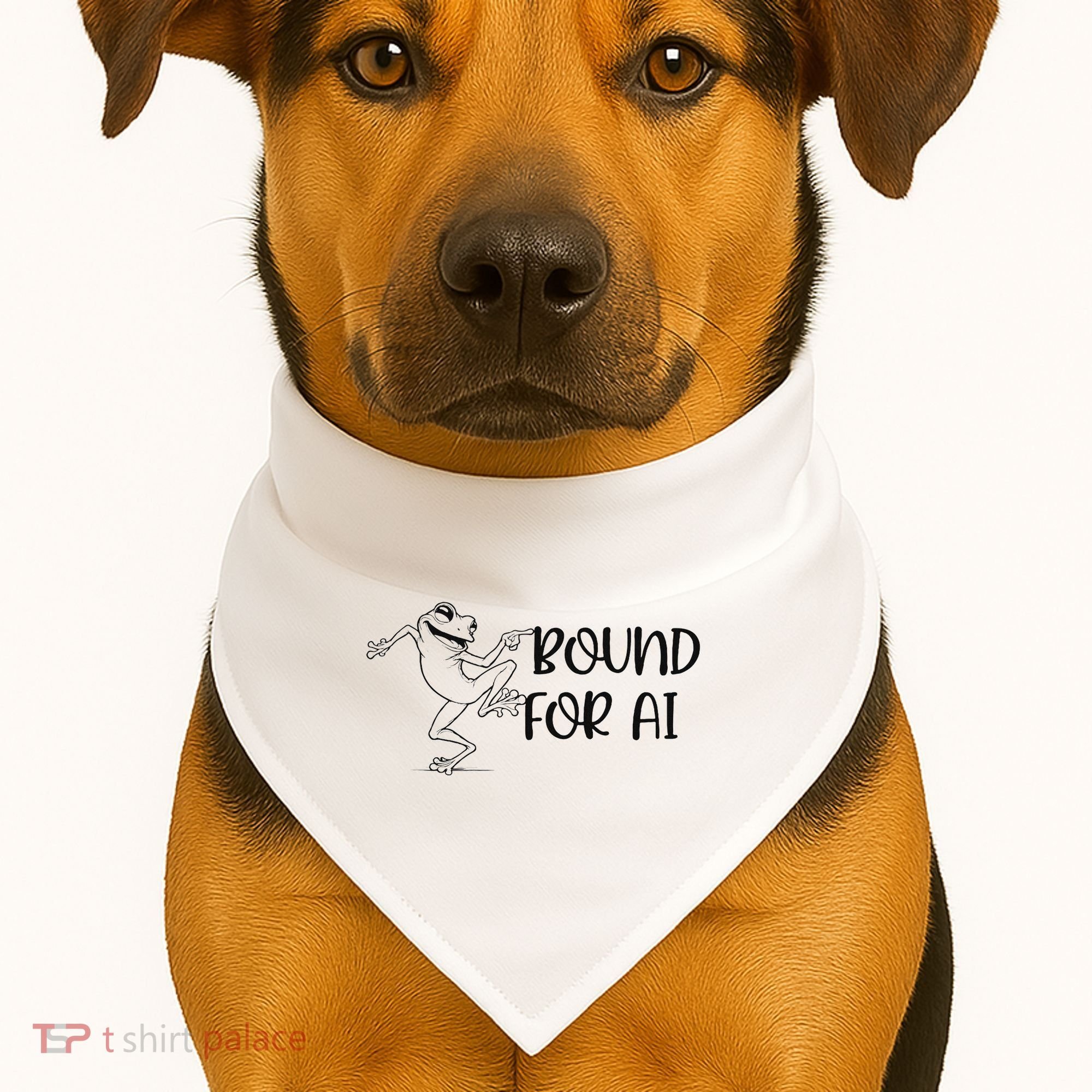 Happy Dancing Frog USA-Made Doggie Bandana