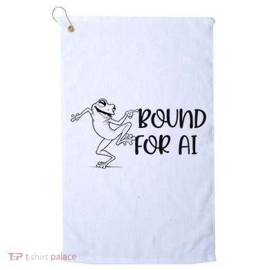 Happy Dancing Frog Golf Towel