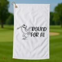 Happy Dancing Frog Golf Towel thumb 1