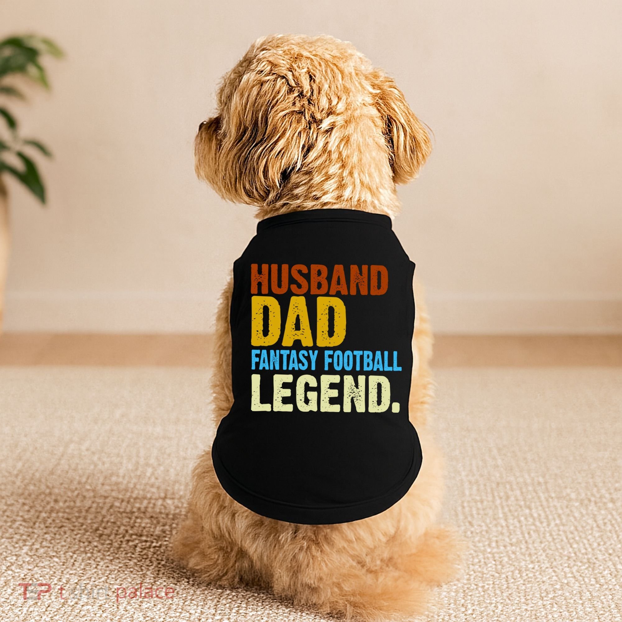 Husband Dad Fantasy Football Legend Doggie Tank