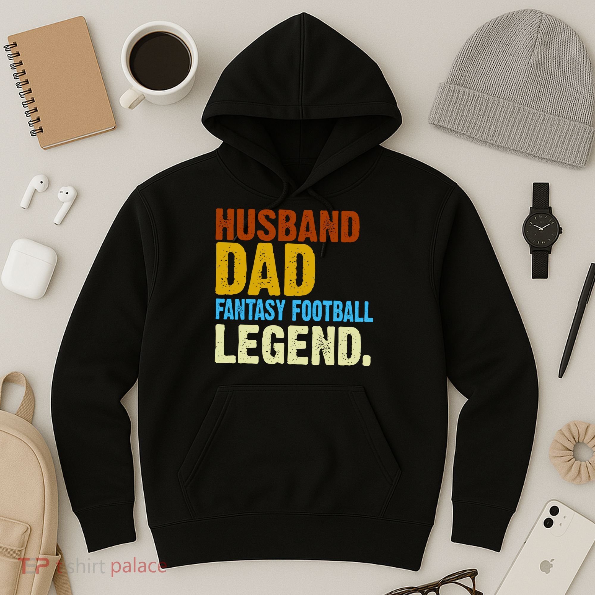 Husband Dad Fantasy Football Legend Hoodie
