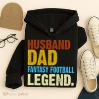 Husband Dad Fantasy Football Legend Hoodie thumb 4