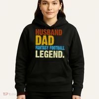 Husband Dad Fantasy Football Legend Hoodie thumb 5