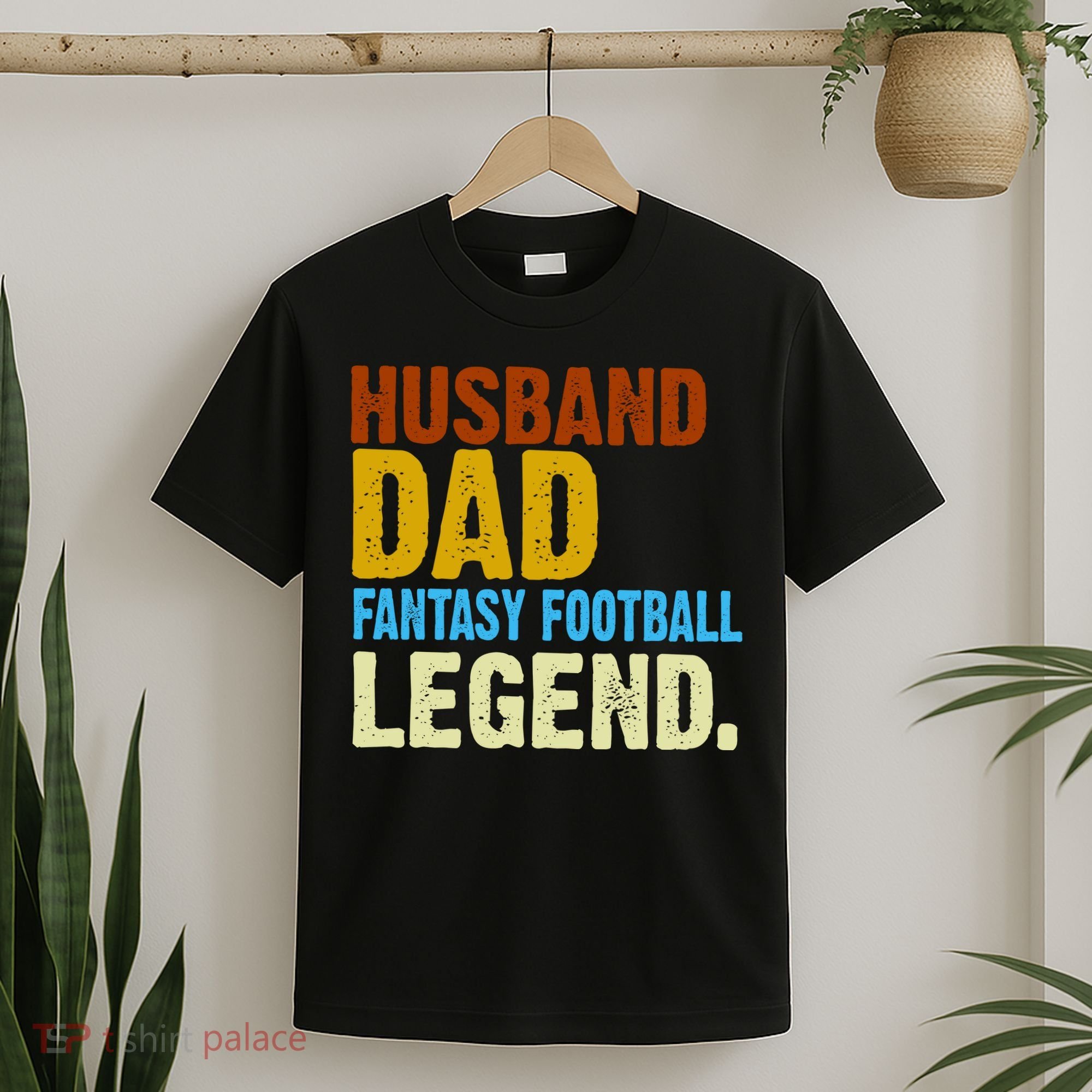 Husband Dad Fantasy Football Legend T-Shirt