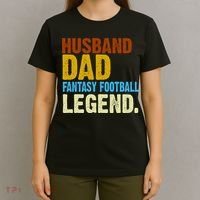 Husband Dad Fantasy Football Legend T-Shirt thumb 4