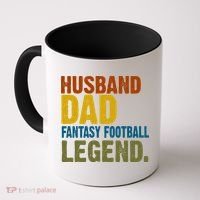 Husband Dad Fantasy Football Legend Coffee Mug thumb 0