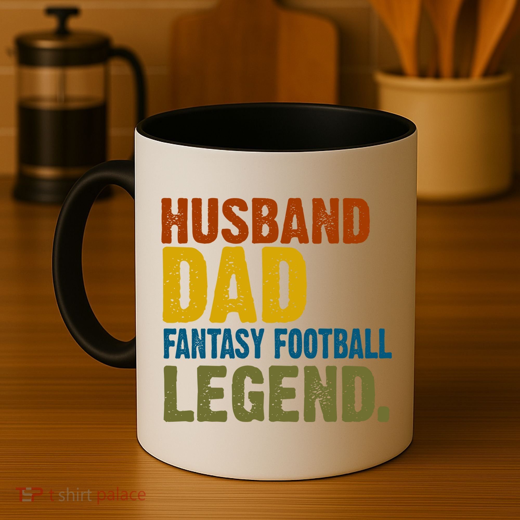 Husband Dad Fantasy Football Legend Coffee Mug