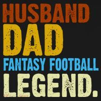 Husband Dad Fantasy Football Legend Women's Hoodie thumb 2