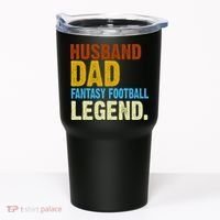 Husband Dad Fantasy Football Legend Tumbler thumb 0