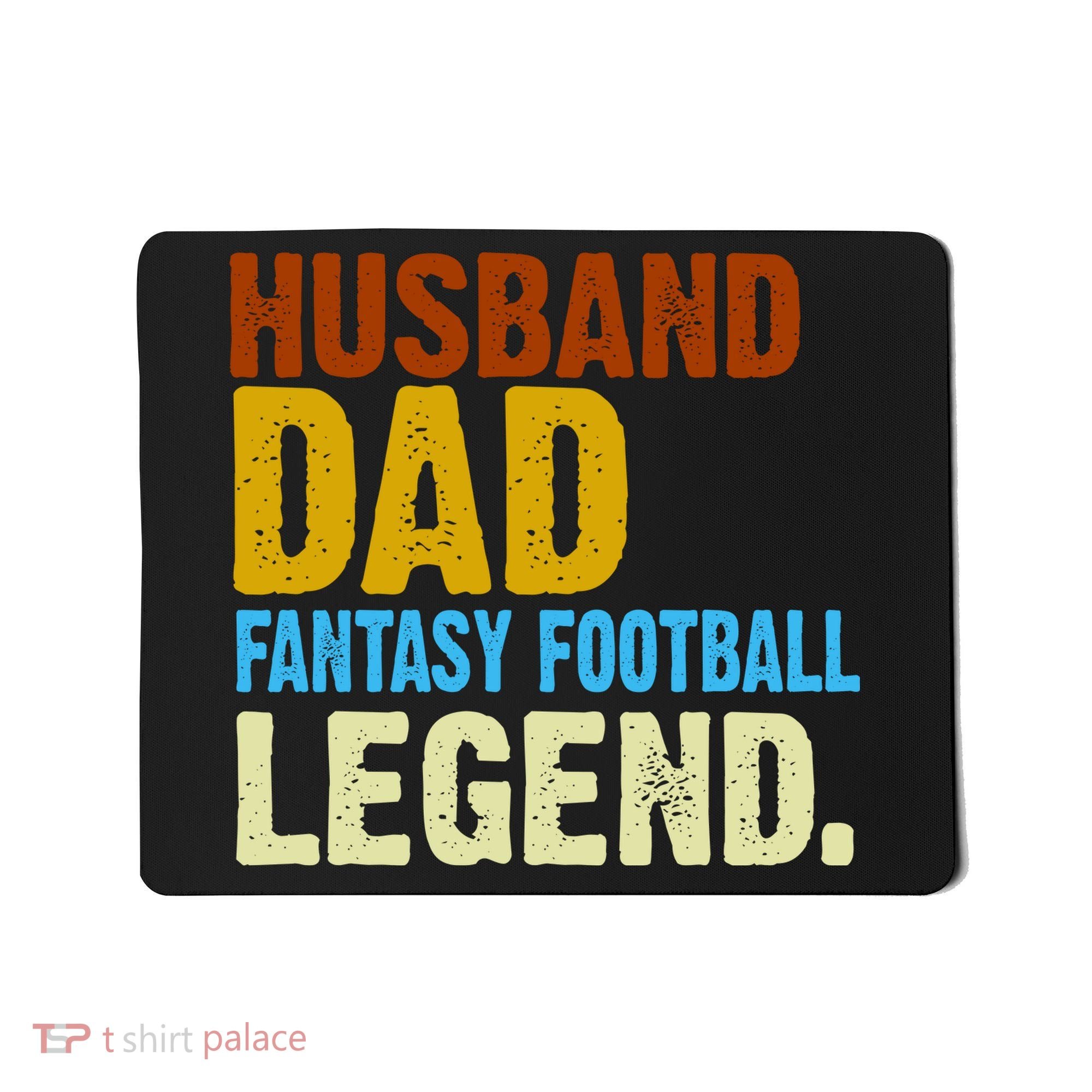 Husband Dad Fantasy Football Legend Mousepad