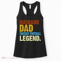 Husband Dad Fantasy Football Legend Women's Tank Top thumb 0