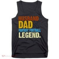 Husband Dad Fantasy Football Legend Tank Top thumb 0