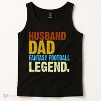 Husband Dad Fantasy Football Legend Tank Top thumb 2