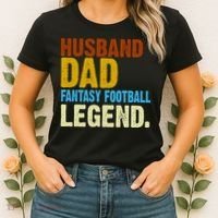 Husband Dad Fantasy Football Legend Women's T-Shirt thumb 2