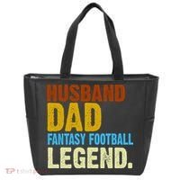 Husband Dad Fantasy Football Legend Tote Bag thumb 0