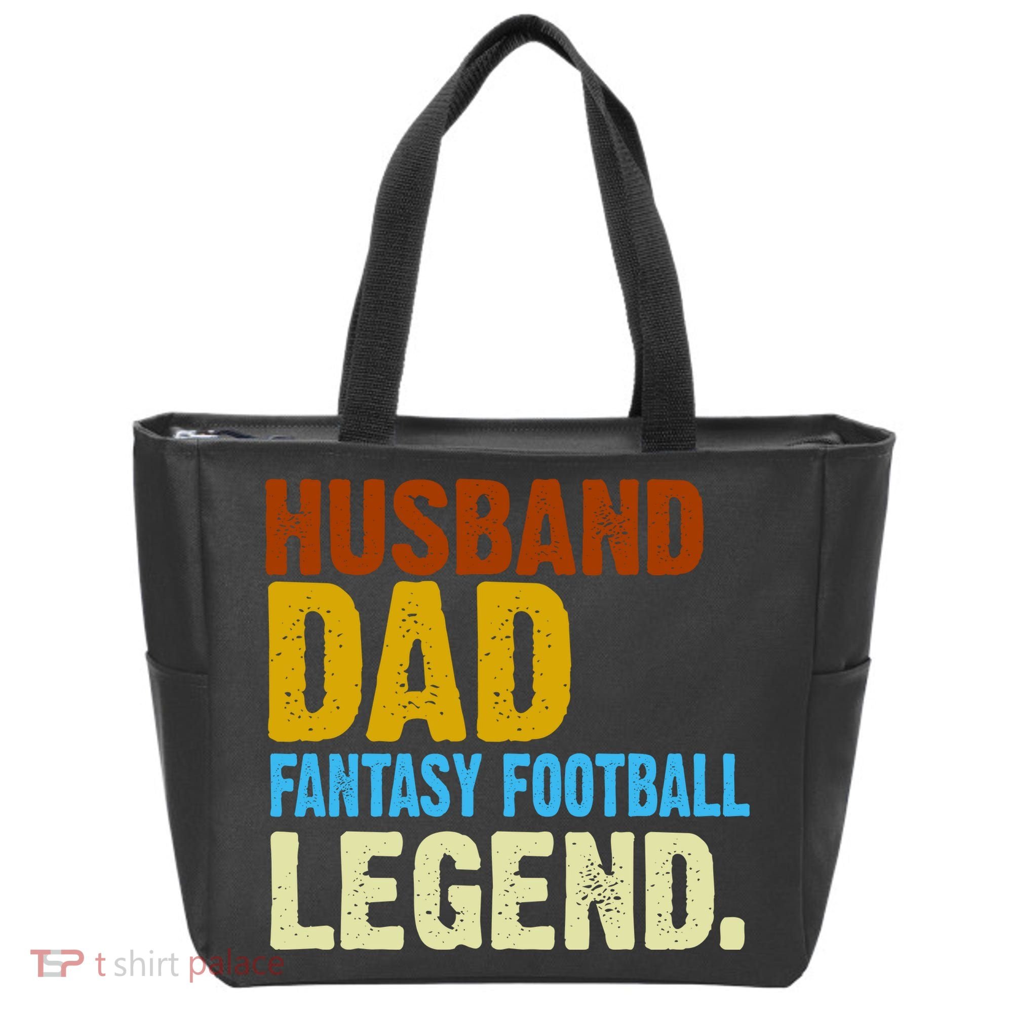 Husband Dad Fantasy Football Legend Tote Bag