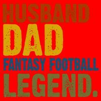 Husband Dad Fantasy Football Legend Santa Hat thumb 1