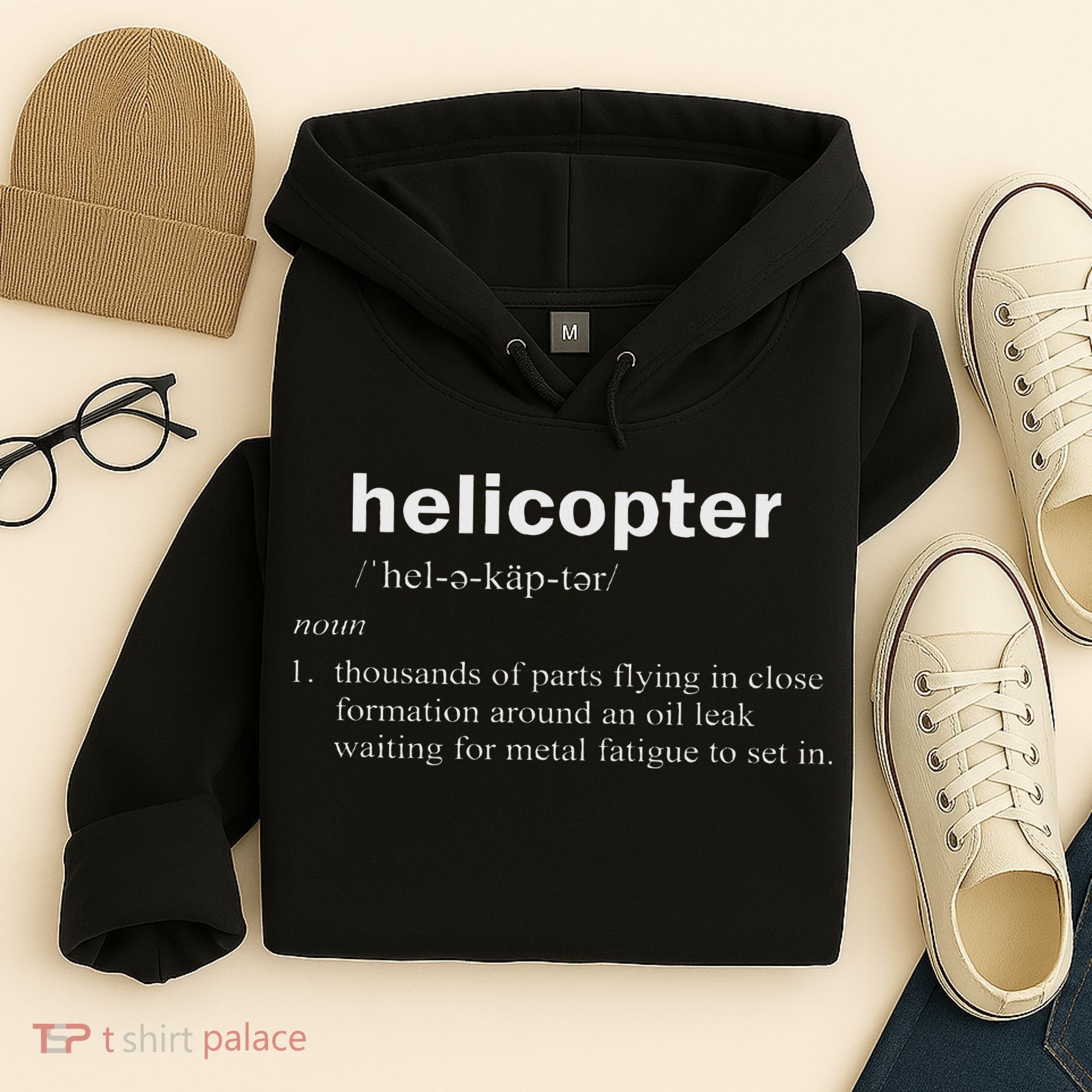 Helicopter Definition Funny Rotary Wing Pilot Gift Hoodie