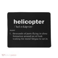 Helicopter Definition Funny Rotary Wing Pilot Gift Mousepad thumb 0