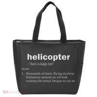 Helicopter Definition Funny Rotary Wing Pilot Gift Tote Bag thumb 0