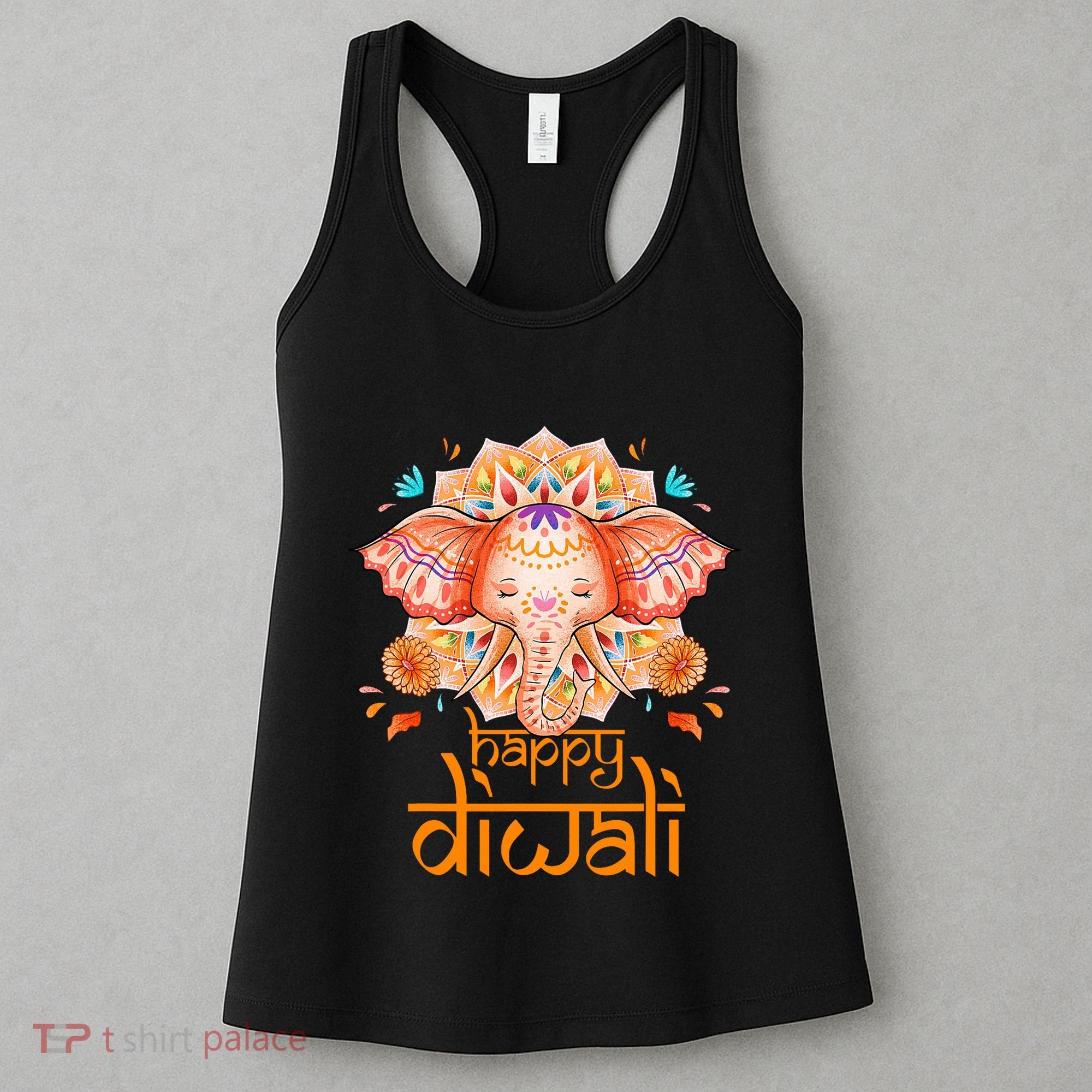 Happy Diwali Festival Of Light Hindu Indian Women's Tank Top
