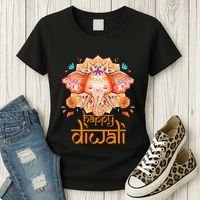 Happy Diwali Festival Of Light Hindu Indian Women's T-Shirt thumb 3