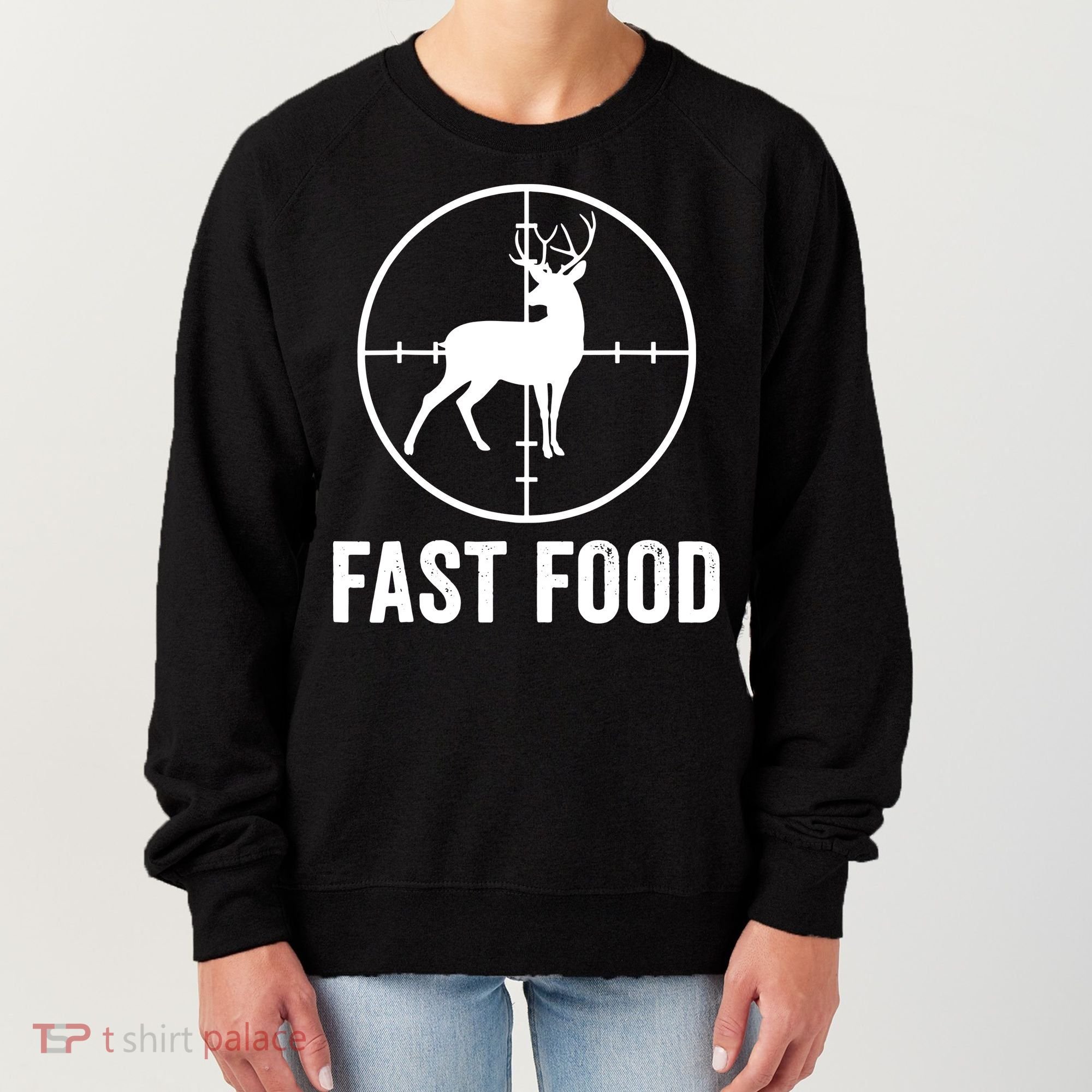 Hunting Deer Fast Food Women's Sweatshirt
