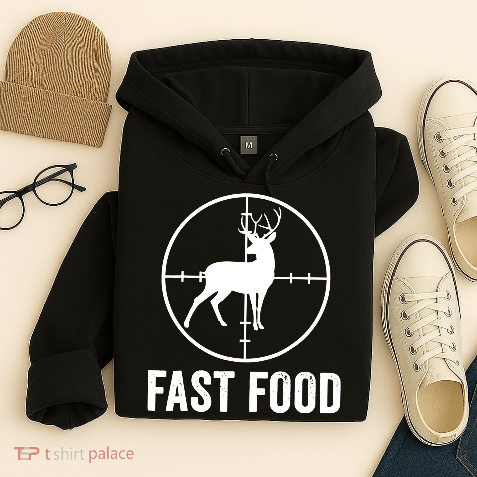 Hunting Deer Fast Food Hoodie