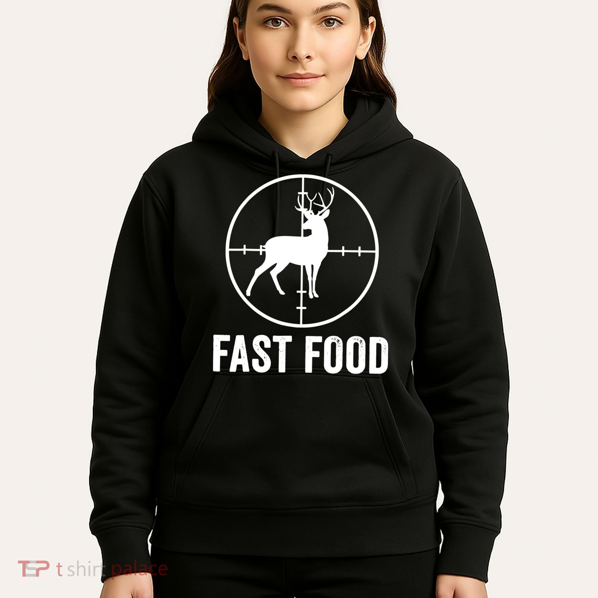 Hunting Deer Fast Food Hoodie