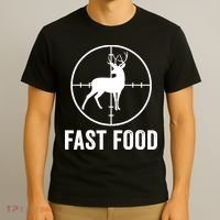 Hunting Deer Fast Food T-Shirt thumb 3
