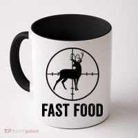 Hunting Deer Fast Food Coffee Mug thumb 0