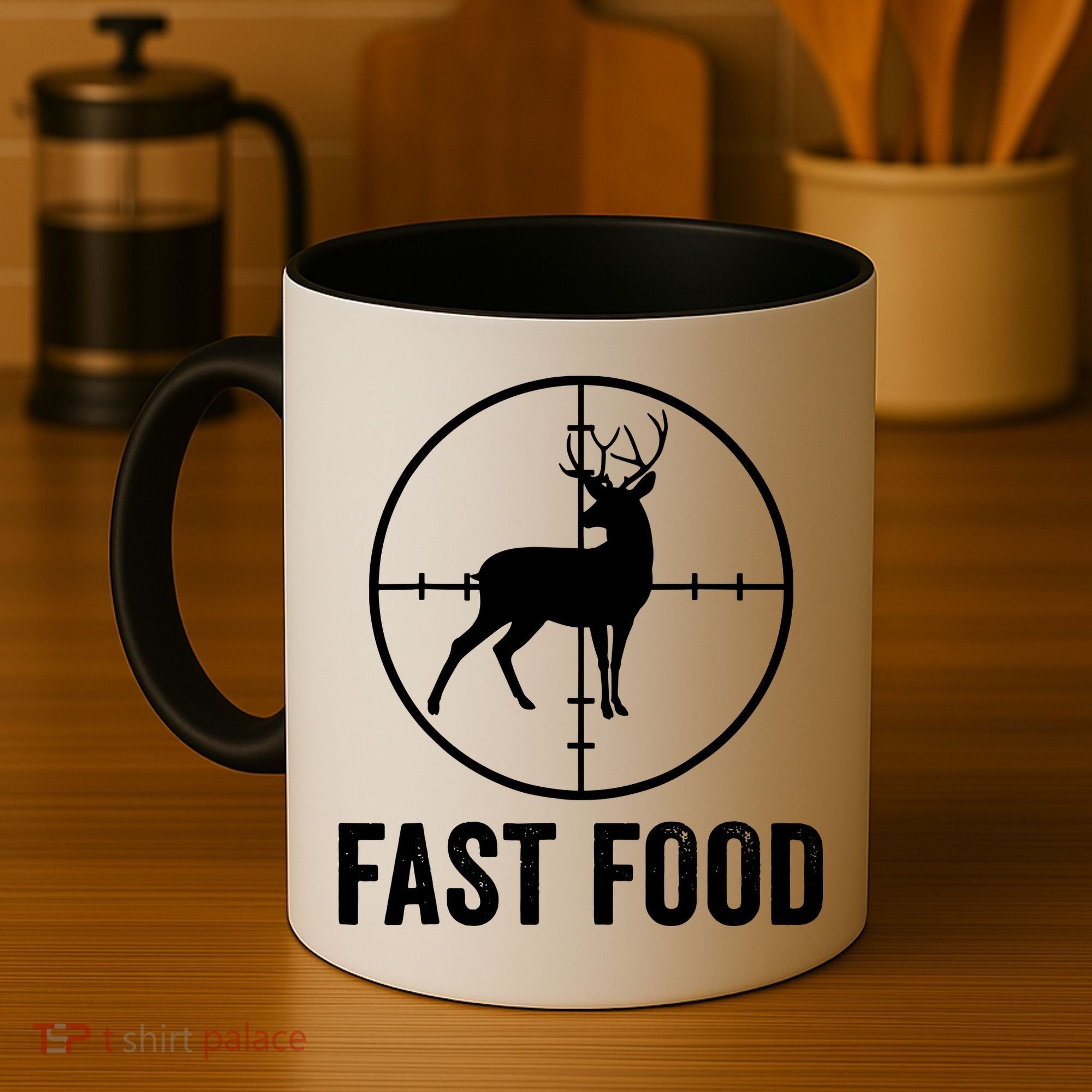 Hunting Deer Fast Food Coffee Mug