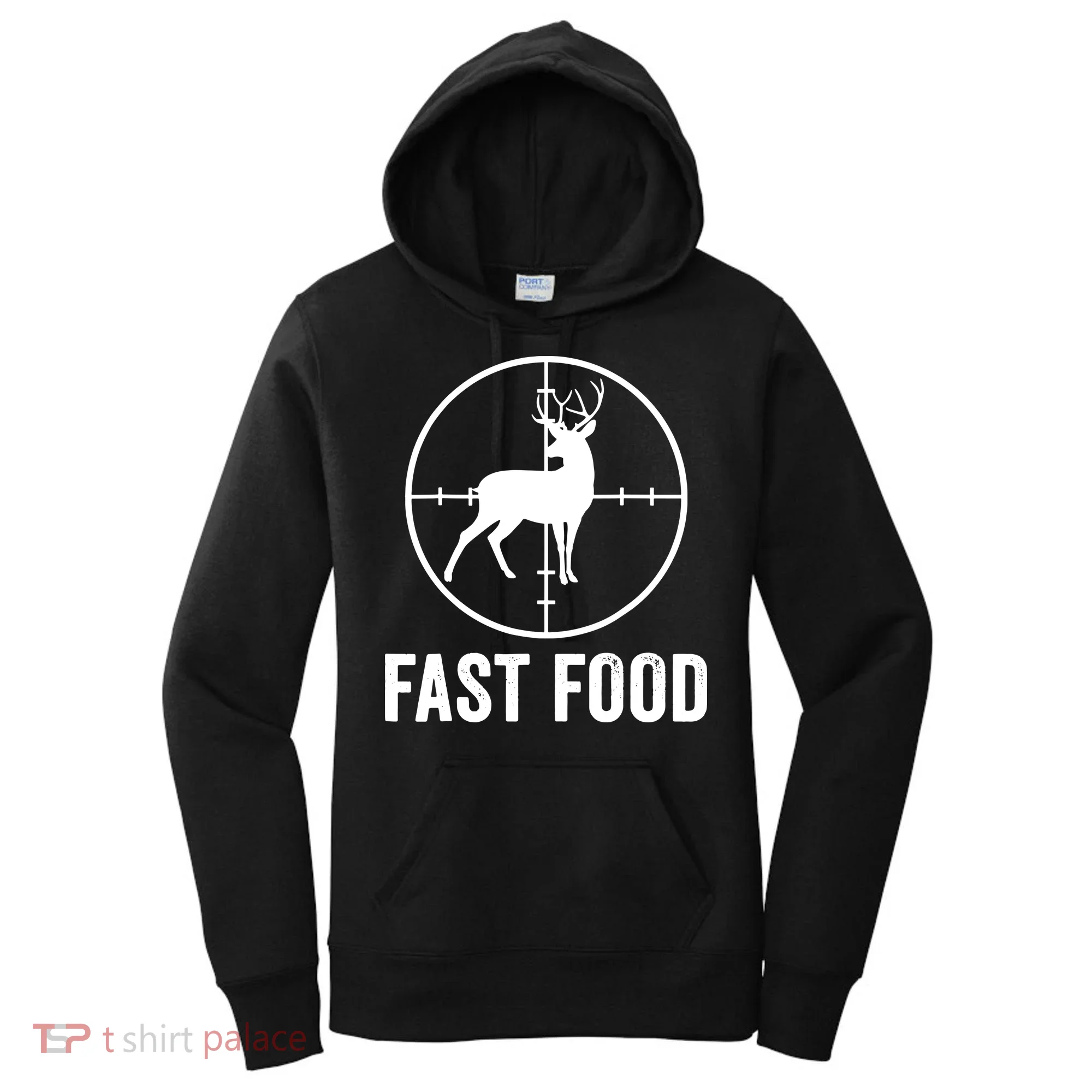 Hunting Deer Fast Food Women's Hoodie