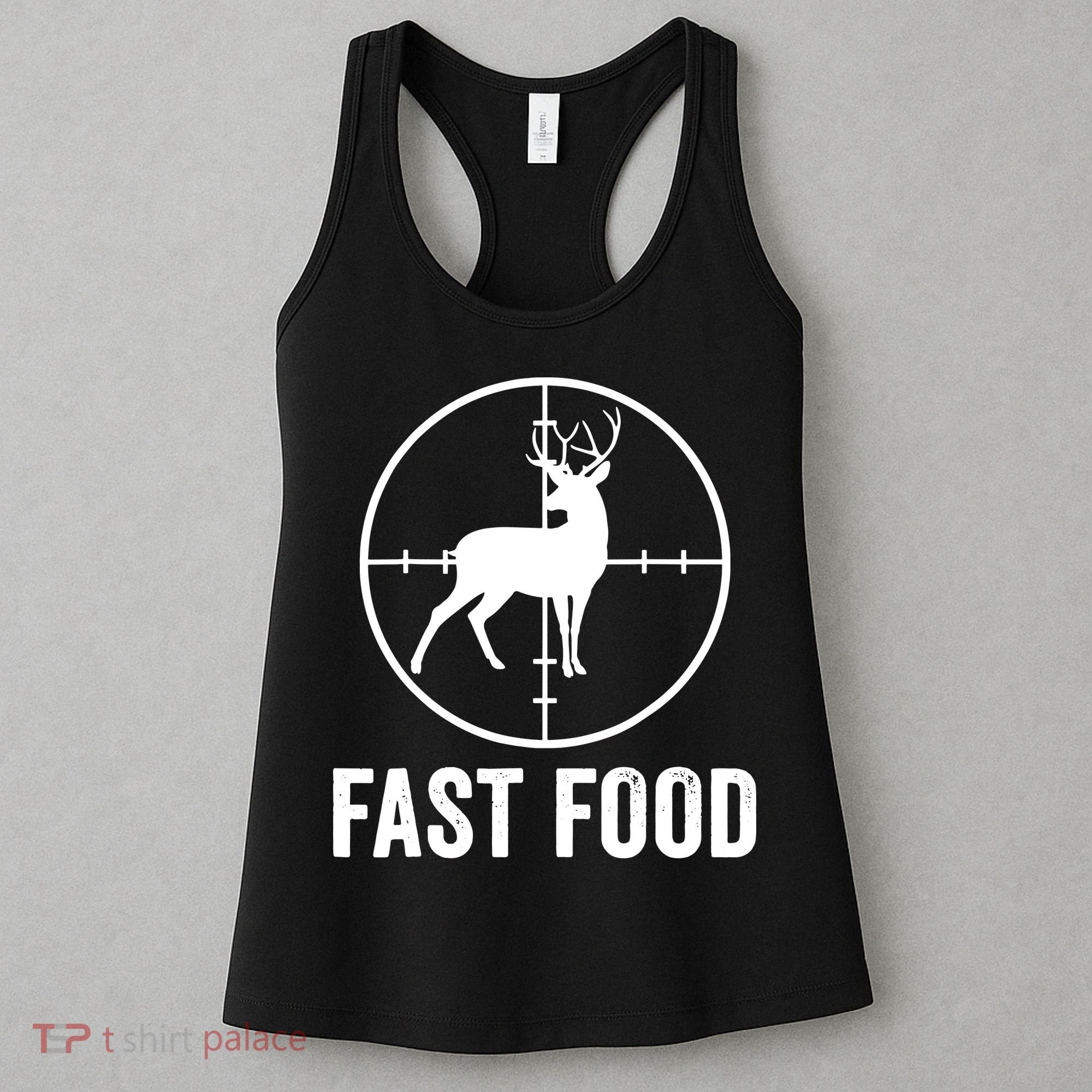 Hunting Deer Fast Food Women's Tank Top