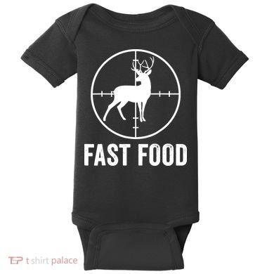 Hunting Deer Fast Food Baby Bodysuit