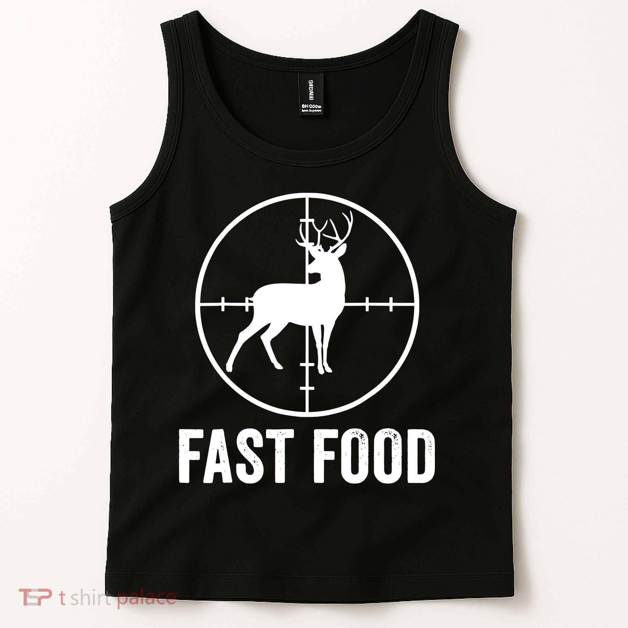 Hunting Deer Fast Food Tank Top