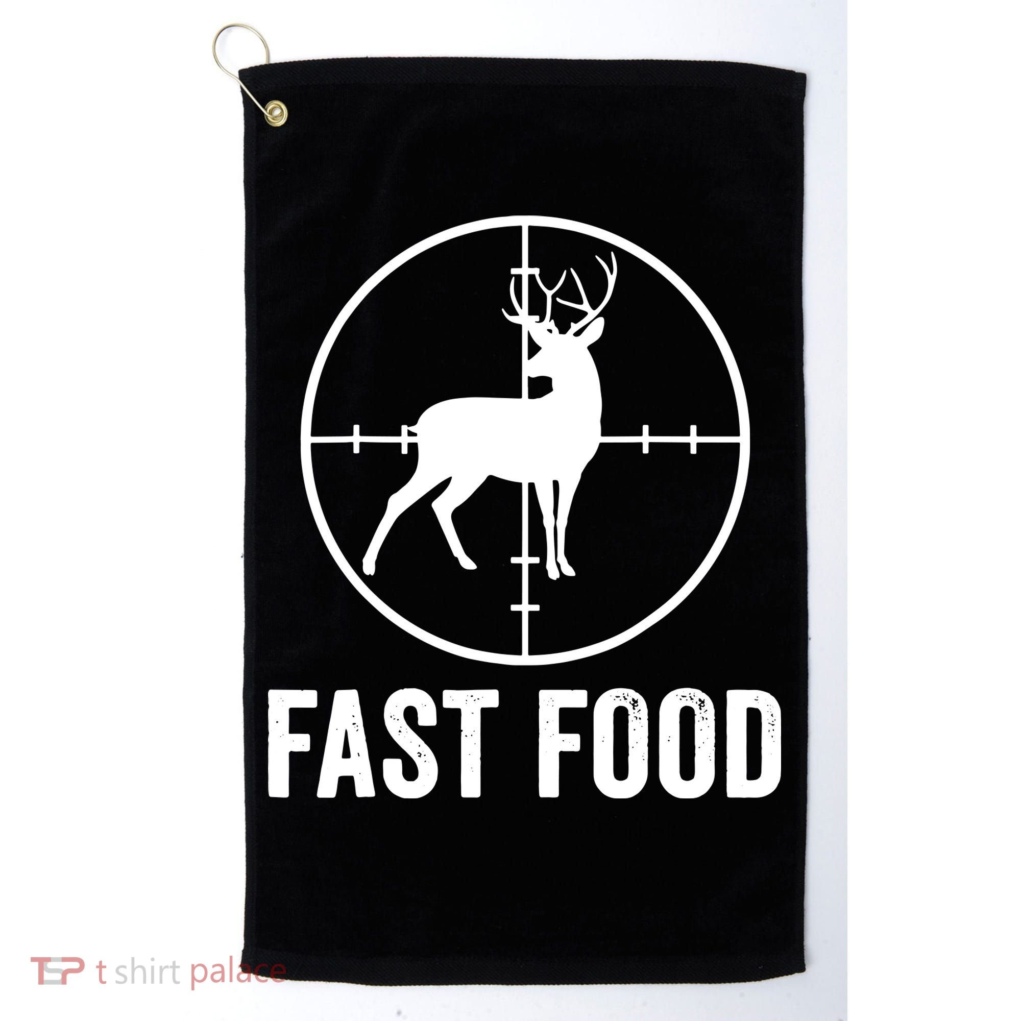 Hunting Deer Fast Food Golf Towel