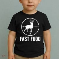 Hunting Deer Fast Food Toddler T-Shirt thumb 2