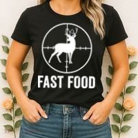 Hunting Deer Fast Food Women's T-Shirt thumb 2
