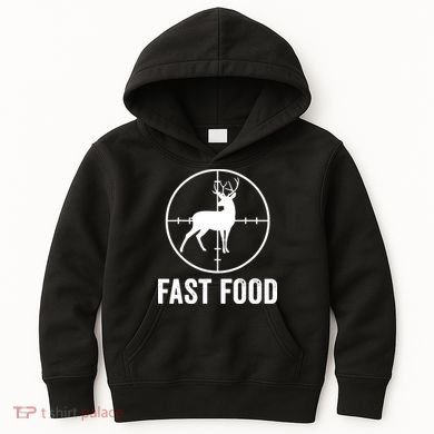 Hunting Deer Fast Food Kids Hoodie