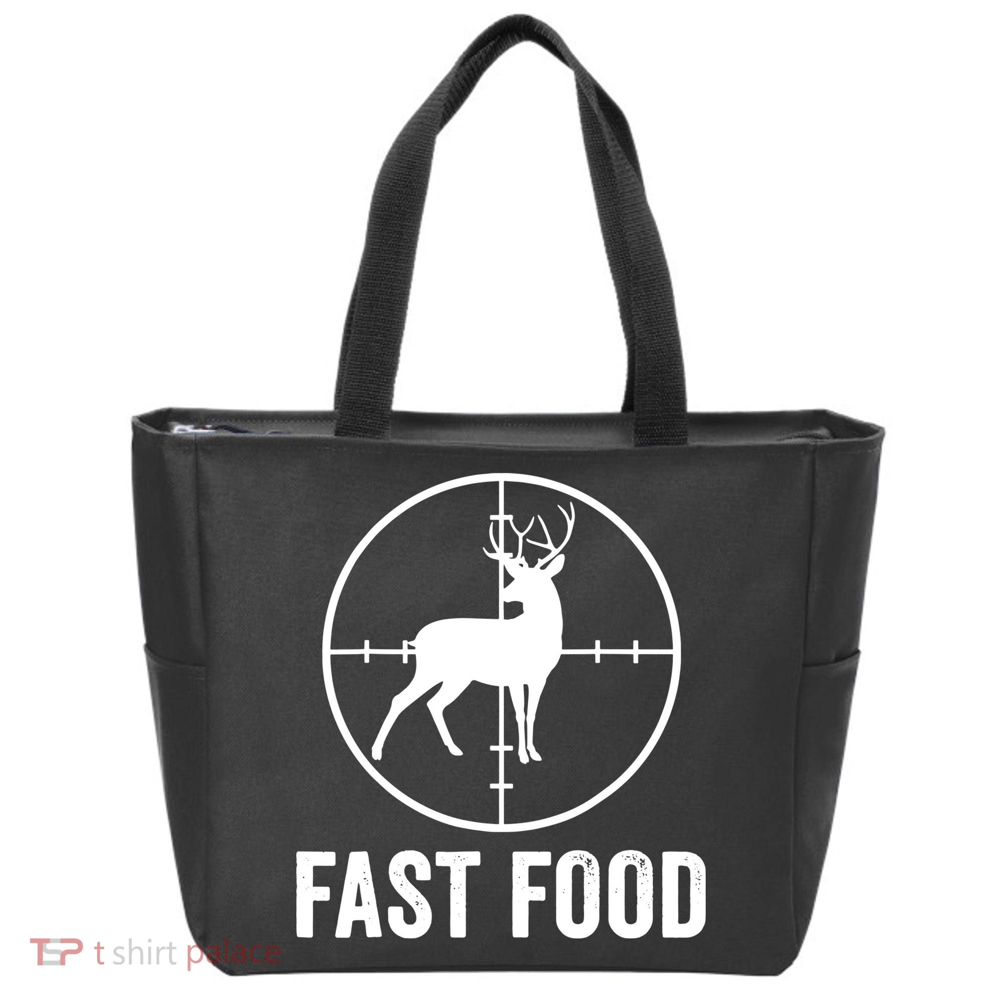 Hunting Deer Fast Food Tote Bag