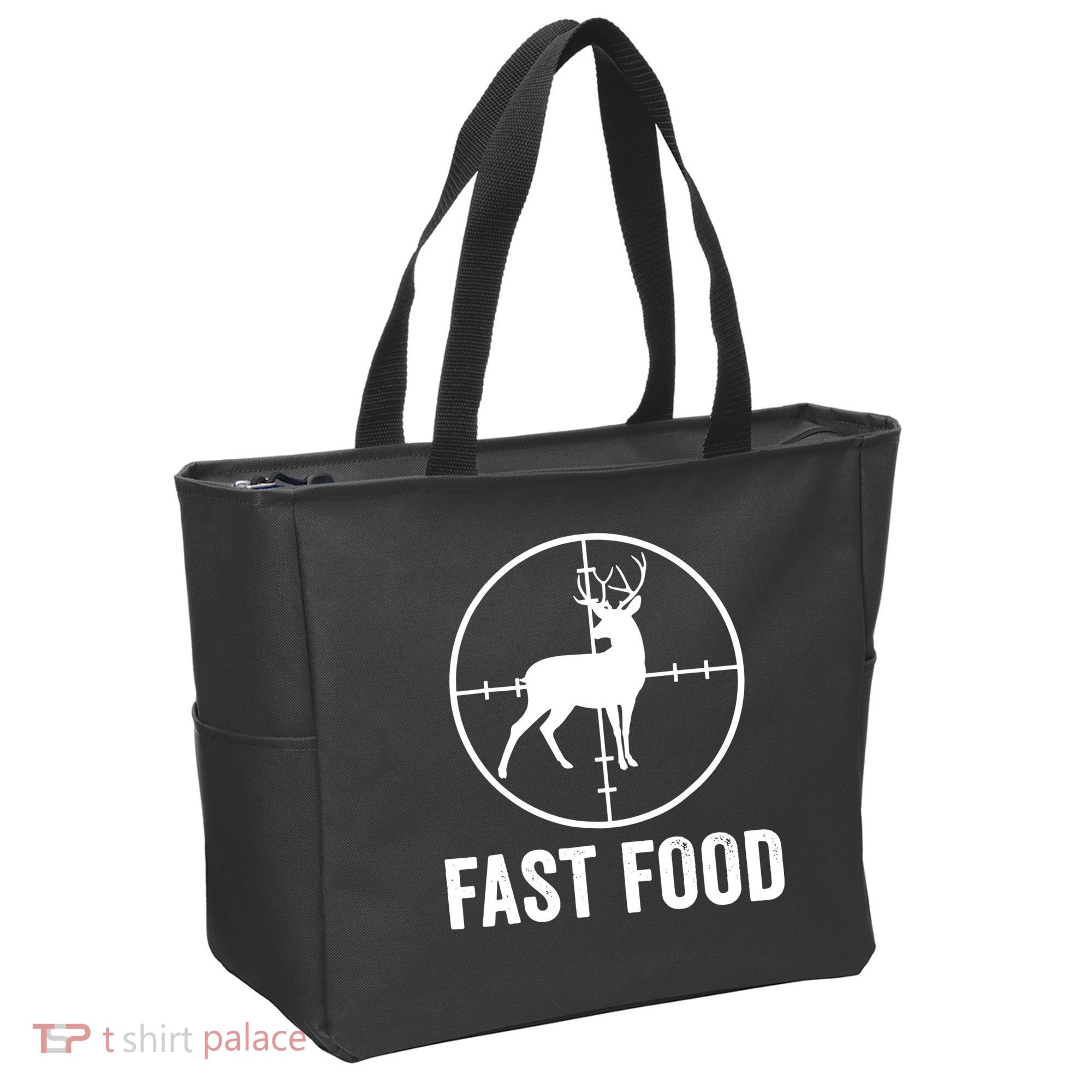 Hunting Deer Fast Food Tote Bag