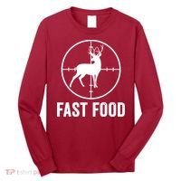 Hunting Deer Fast Food Long Sleeve Shirt thumb 0