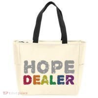 Hope Dealer Funny Inspirational Uplifting Gift Tote Bag thumb 0