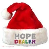 Hope Dealer Funny Inspirational Uplifting Gift Santa Hat thumb 0
