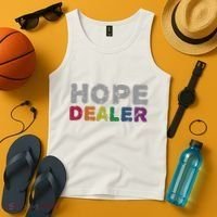 Hope Dealer Funny Inspirational Uplifting Gift Tank Top thumb 4