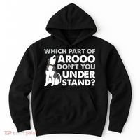 Husky Dog Funny Which Part Of Arooo Dont You Understand Hoodie thumb 0