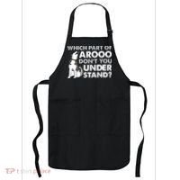Husky Dog Funny Which Part Of Arooo Dont You Understand Apron thumb 0