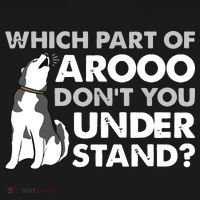 Husky Dog Funny Which Part Of Arooo Dont You Understand Coaster thumb 2